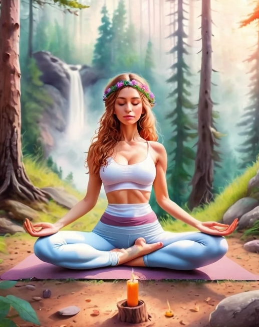 Diamond Painting Mindfull Girl*