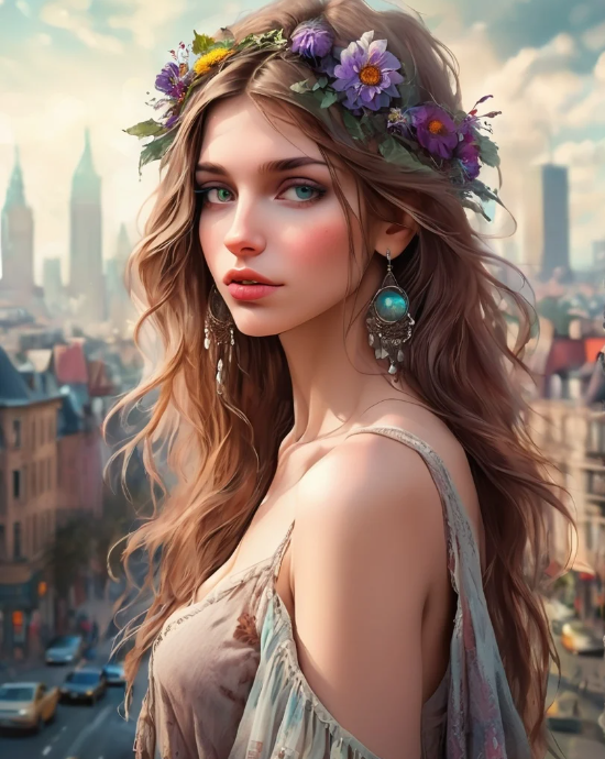 Diamond Painting Bohemian Girl*