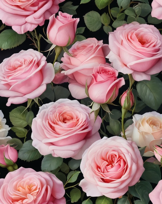 Diamond Painting Rosa Rosor*