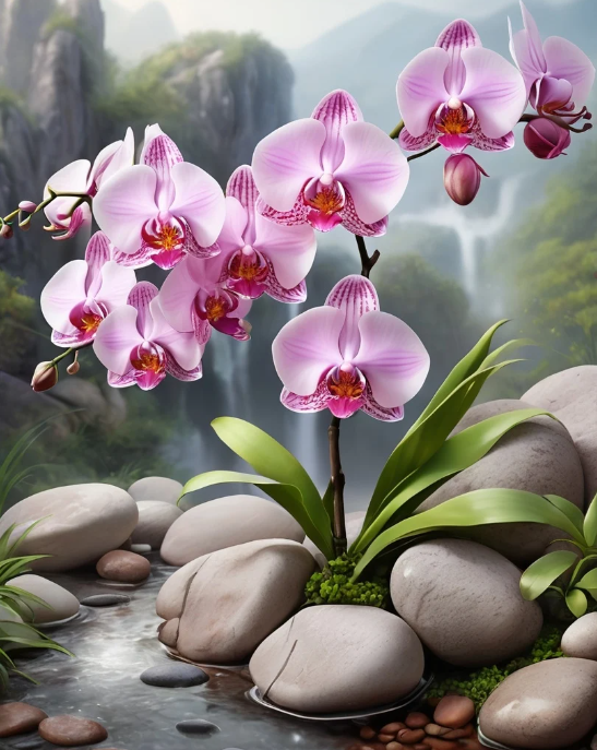 Diamond Painting Orchide´*