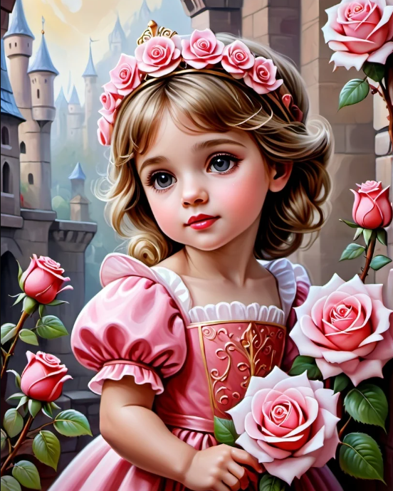 Diamond Painting Rose Princess*