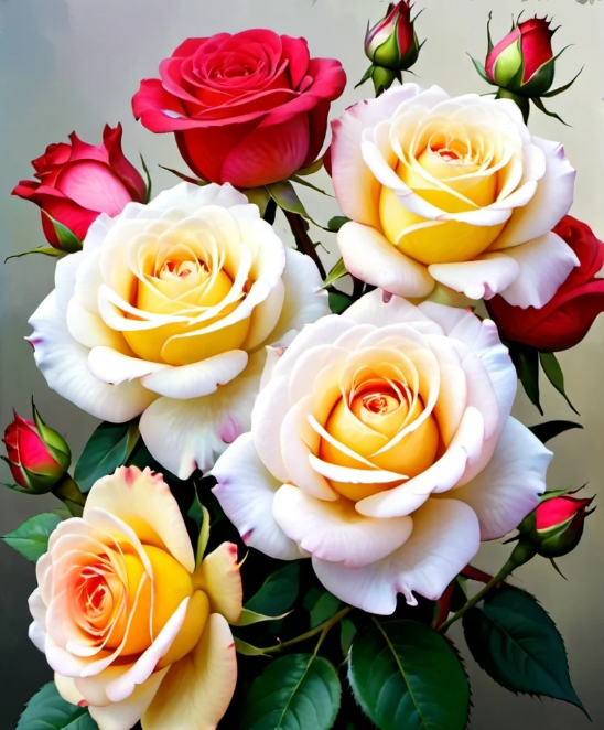 Diamond Painting Roses*