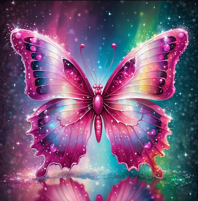 Diamond Painting Sparkling Butterfly*