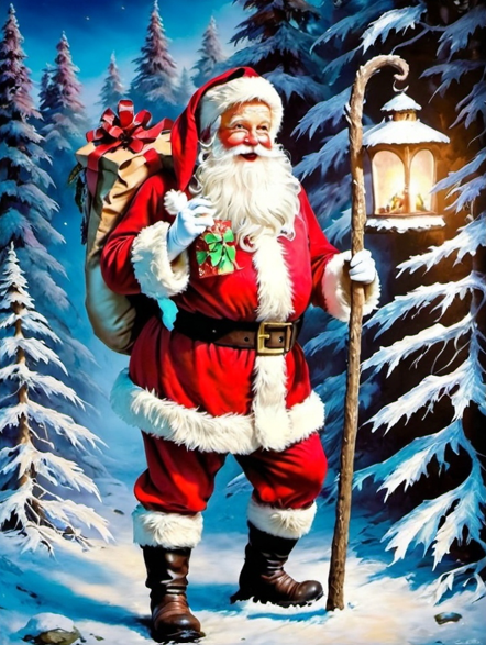 Diamond Painting Santa