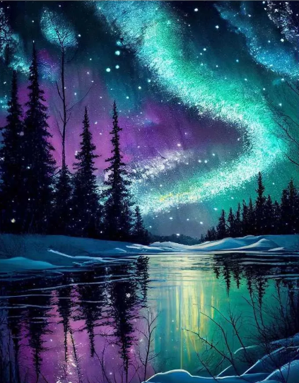 Diamond Painting Norrsken