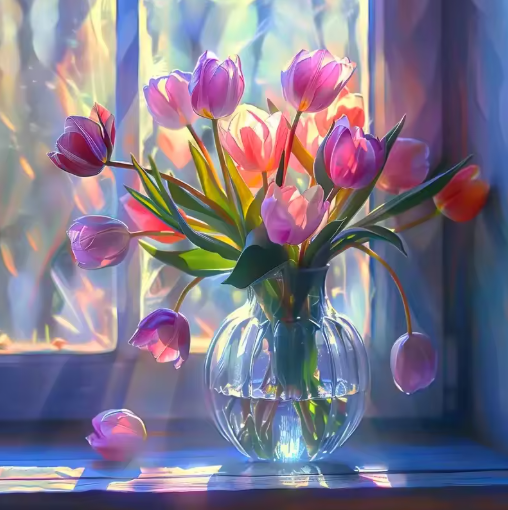 Diamond Painting Tulpanbukett