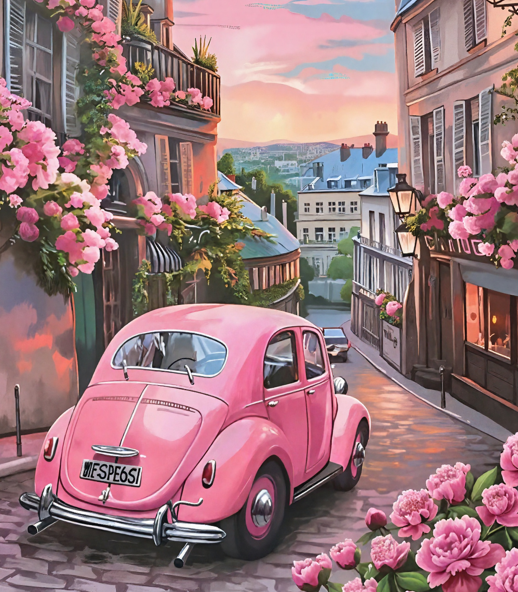 Diamond Painting Rosa Bubbla