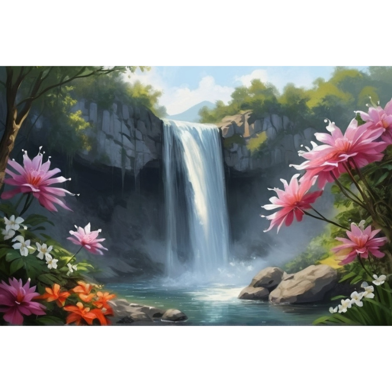 Diamond Painting Waterfall