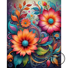 Ladda upp bild till gallerivisning, Diamond Painting Color Flowers
