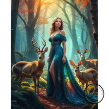 Ladda upp bild till gallerivisning, Diamond Painting Beauty With Deers
