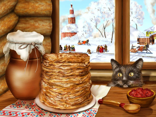 Diamond Painting Katt Med Pannkakor*