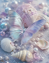 Ladda upp bild till gallerivisning, Diamond Painting Fairy Dust Drill Butterfly Beachtreasures
