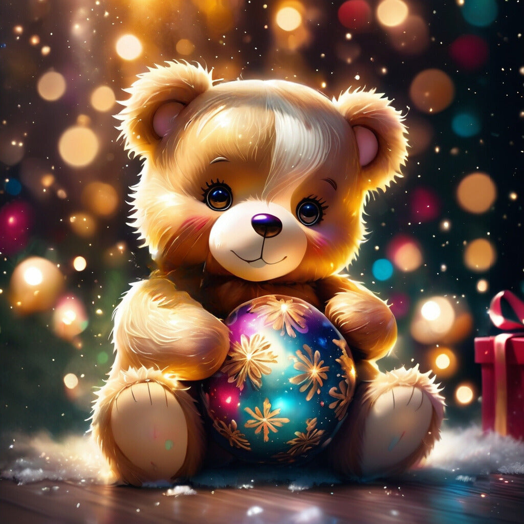 Diamond Painting Christmas Teddybear