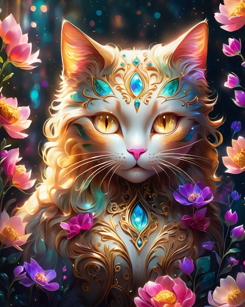 Diamond Painting Cat Fantasia