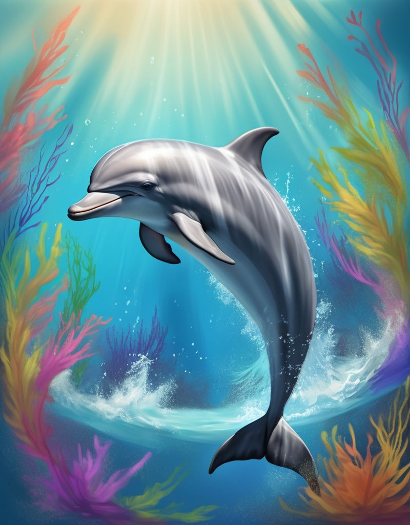 Diamond Painting Dolphin Ocean