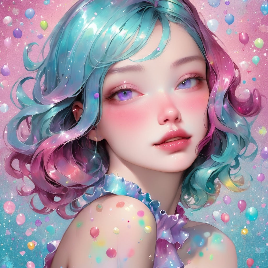 Diamond Painting Color Girl*