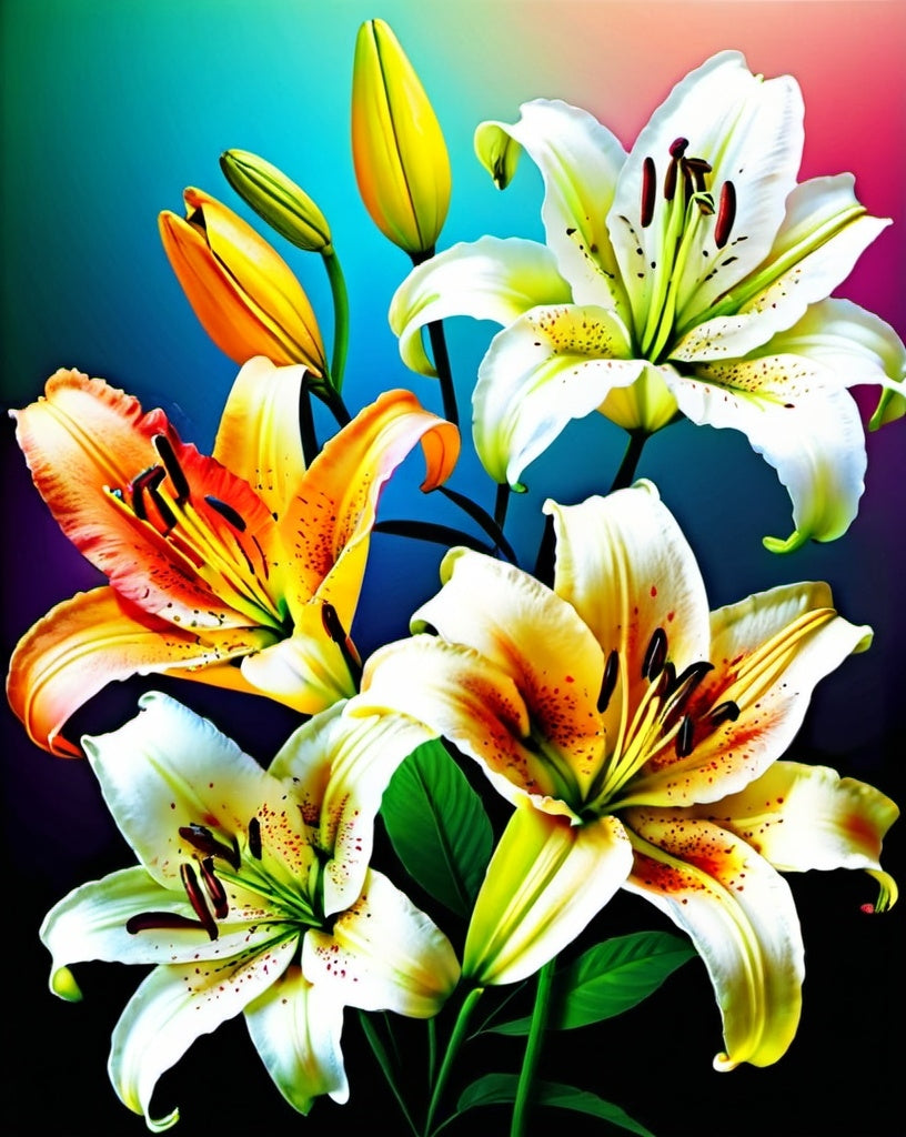 Diamond Painting Lily Flowers