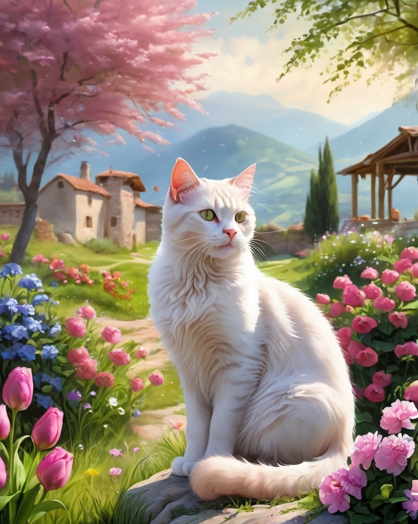 Diamond Painting Beautiful Cat*