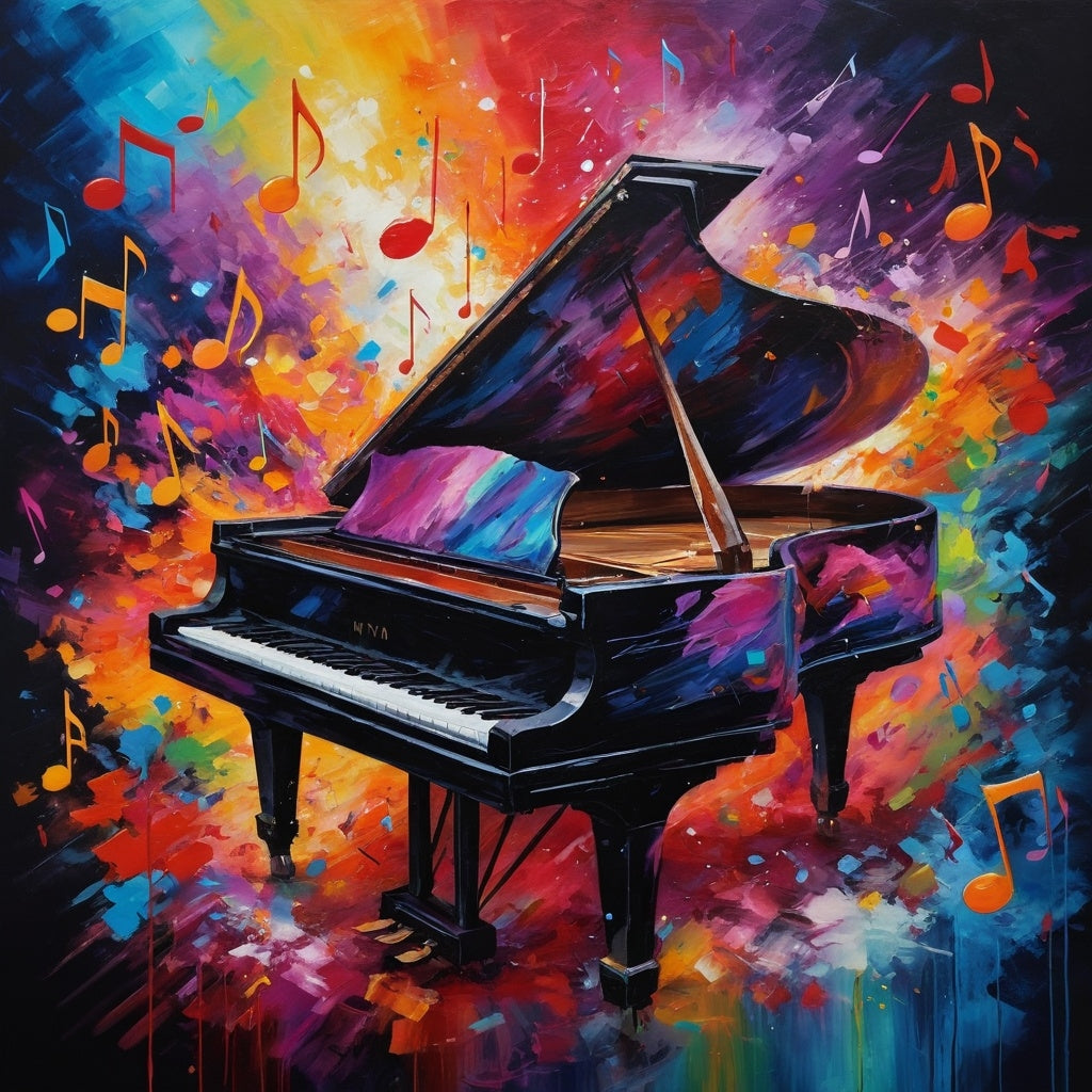 Diamond Painting Color Piano