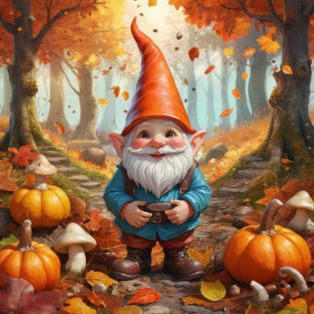 Diamond Painting Gnome Autum