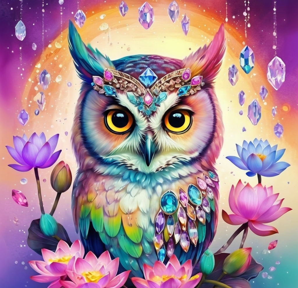 Diamond Painting Owl Chrystals