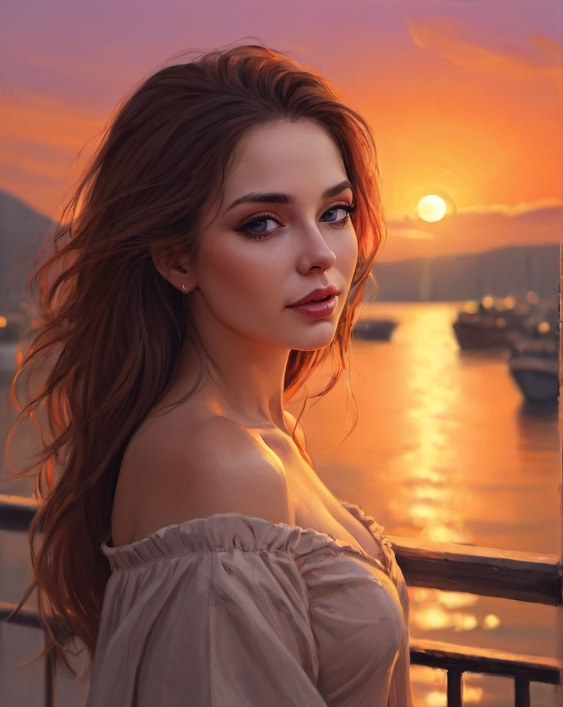 Diamond Painting Beauty In Sunset