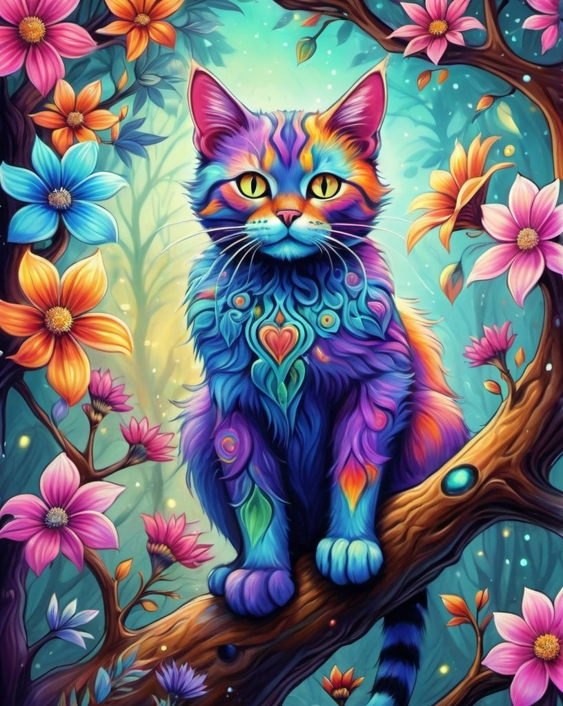 Diamond Painting Fantacy Cat