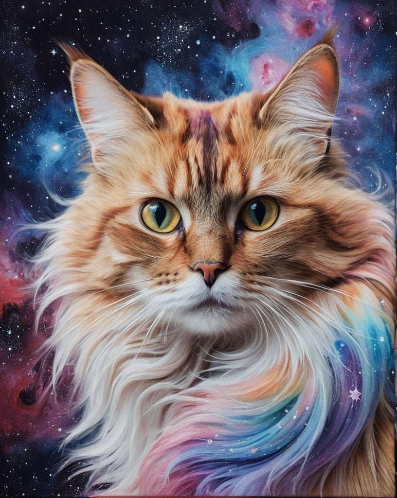 Diamond Painting Cat Universe