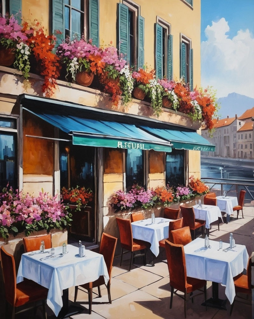 Diamond Painting Ristorante