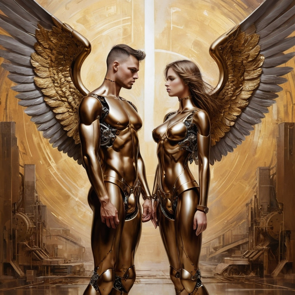 Diamond Painting Futuristic Angels*