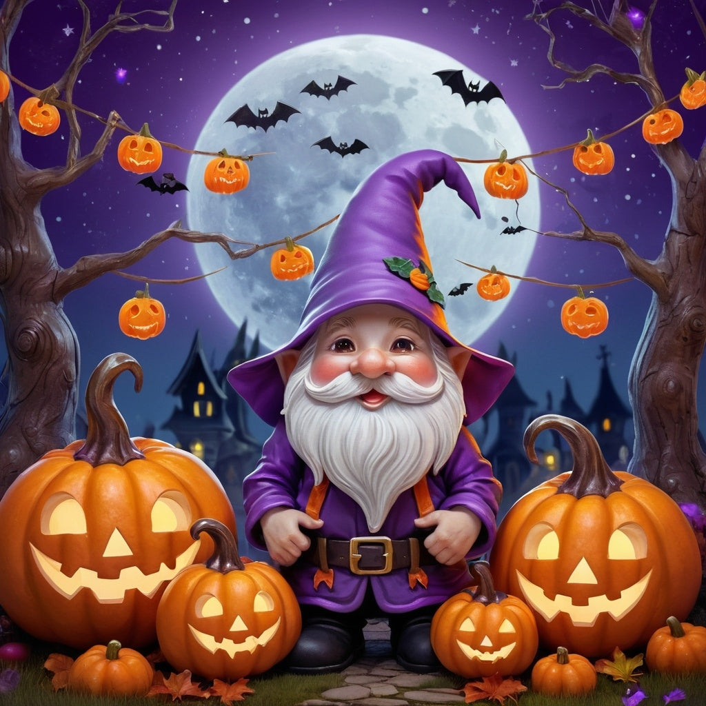 Diamond Painting Gnome Halloween