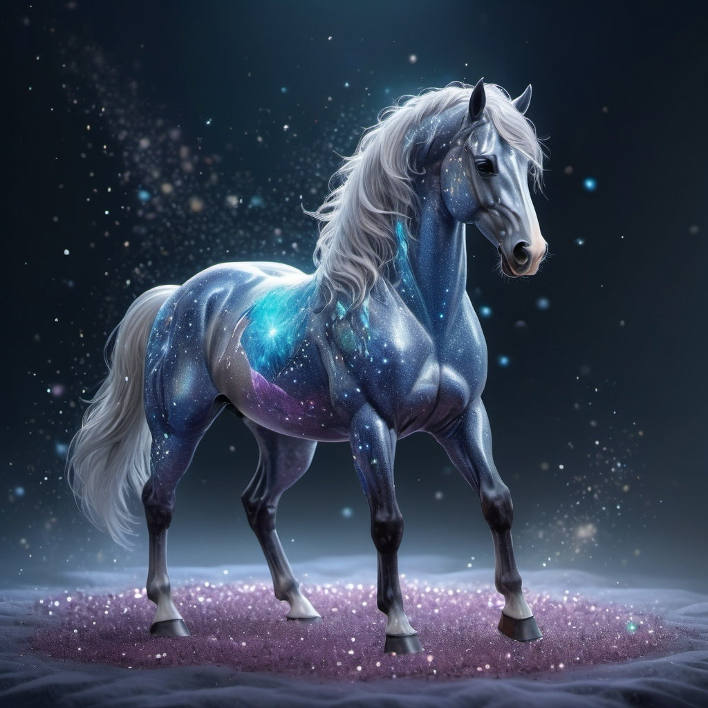 Diamond Painting Horse Element Air