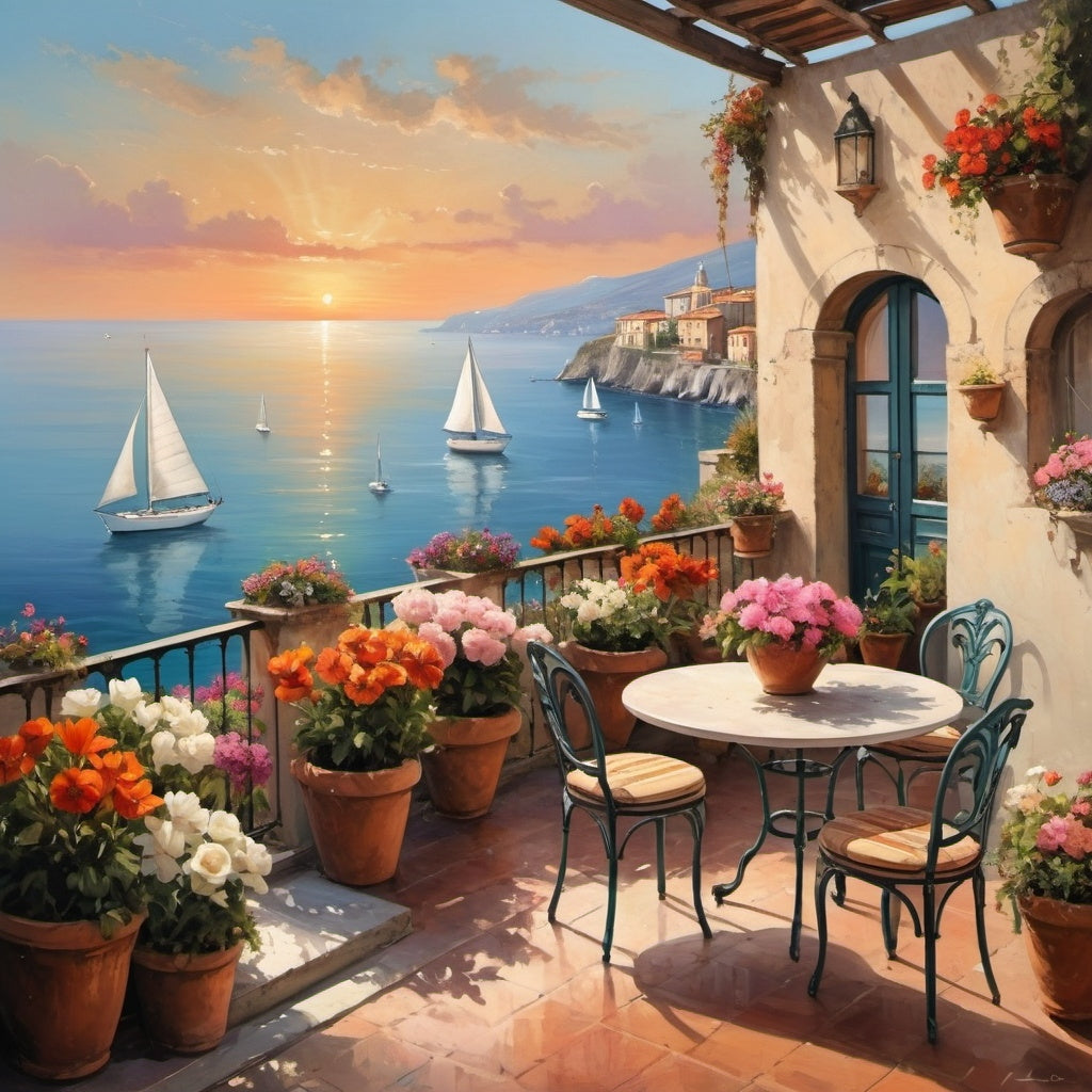 Diamond Painting Terrazza Italiana