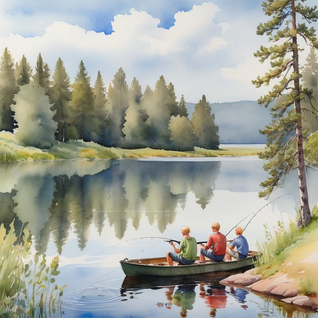 Diamond Painting Fiskekompisar*