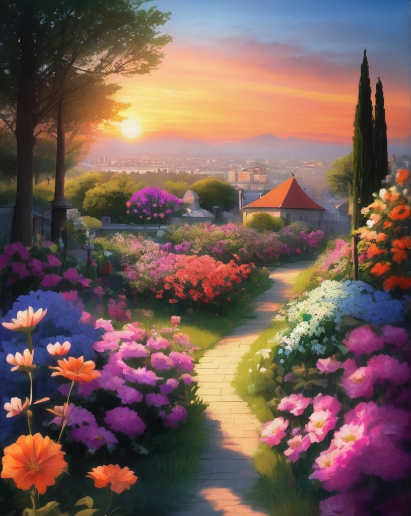 Diamond Painting Blomsterstig*