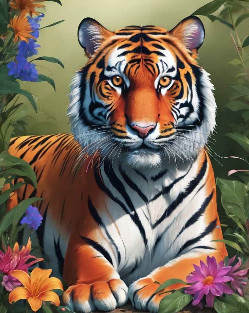 Diamond Painting Tiger