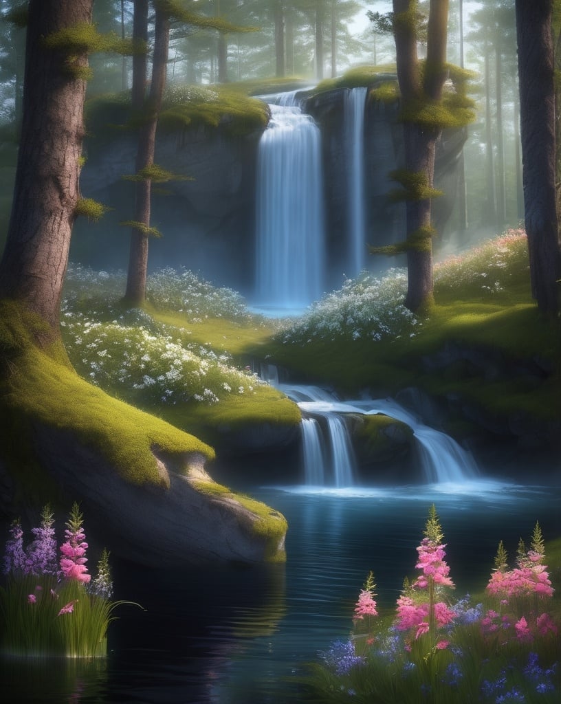 Diamond Painting Vattenfall*