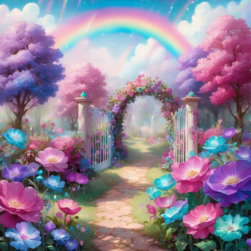 Diamond Painting Rainbow Garden