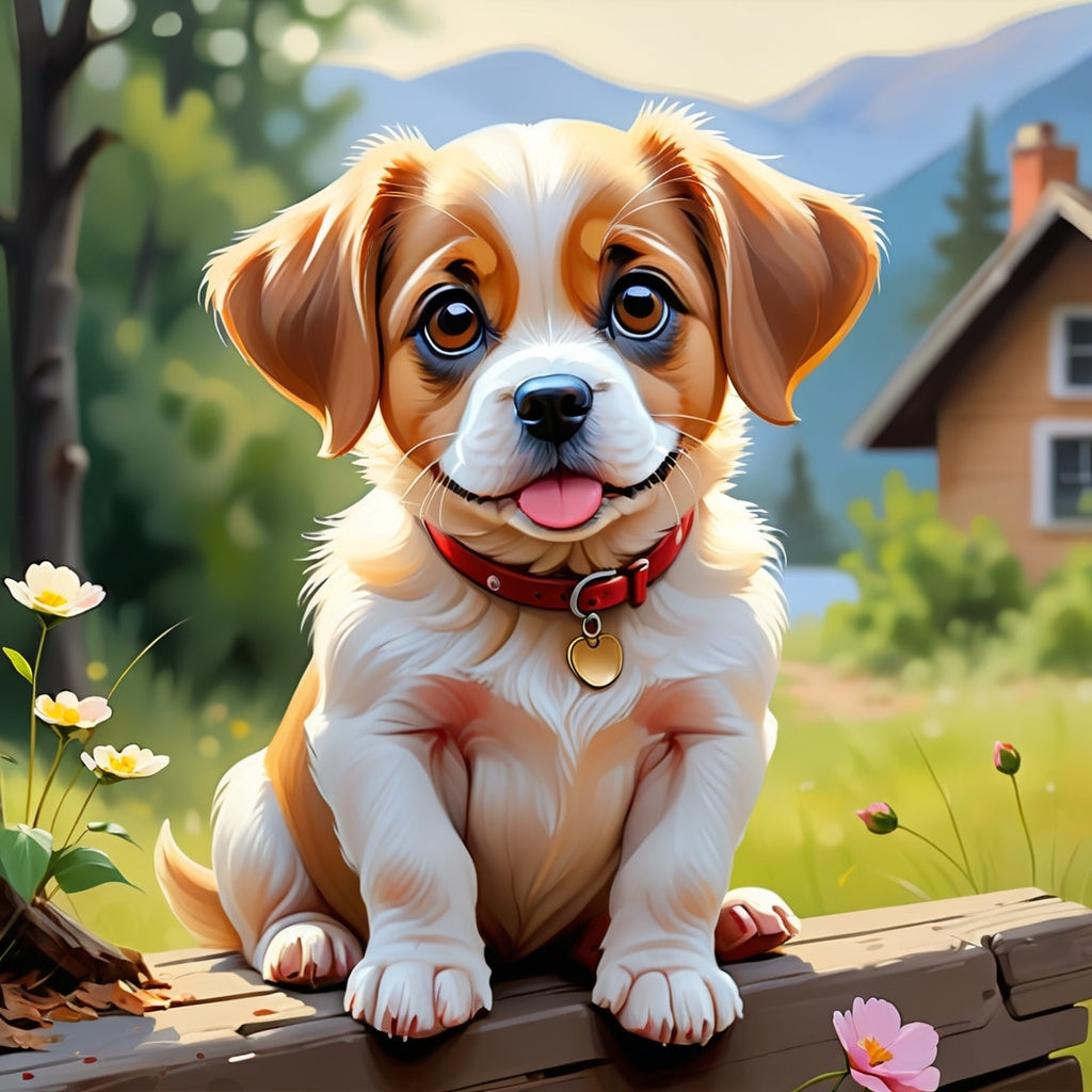 Diamond Painting Cute Dog
