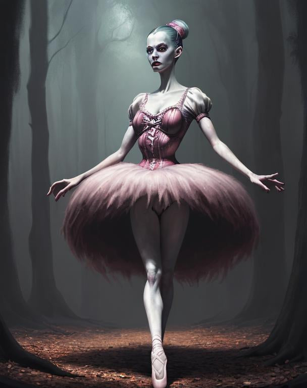 Diamond Painting Scary Ballerina*