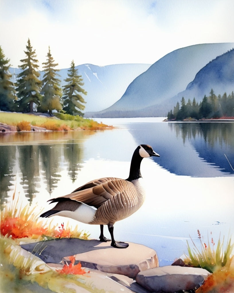 Diamond Painting Canadagås*