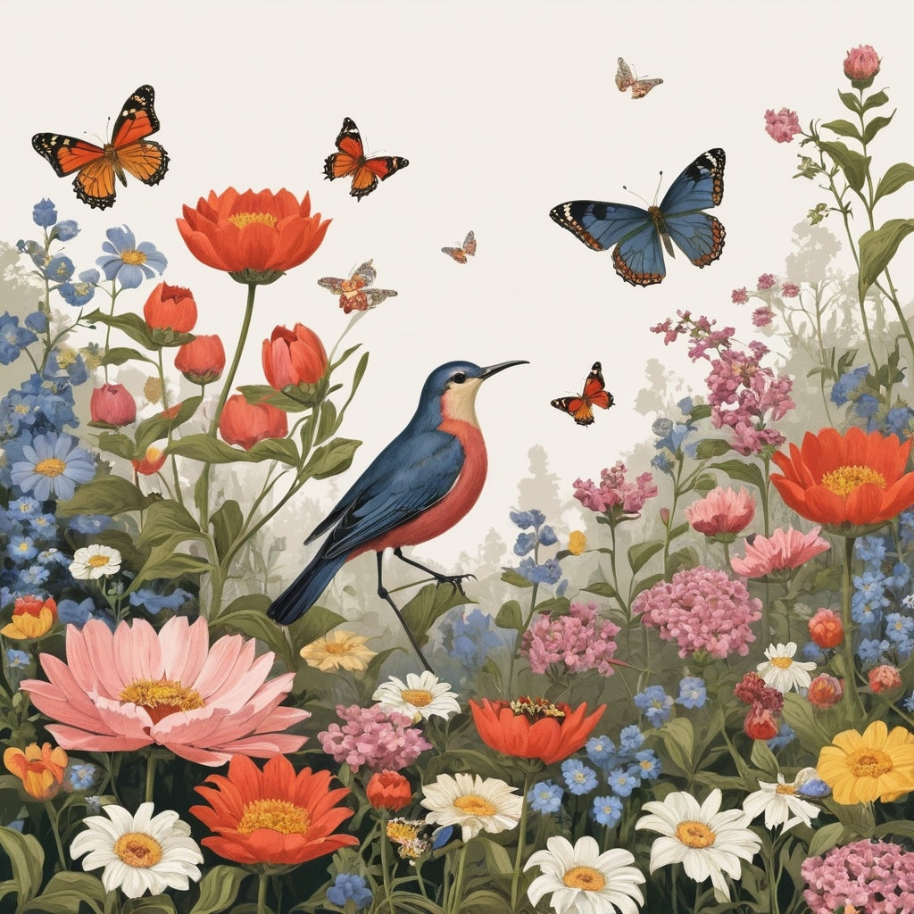 Diamond Painting Birds And Butterflies*