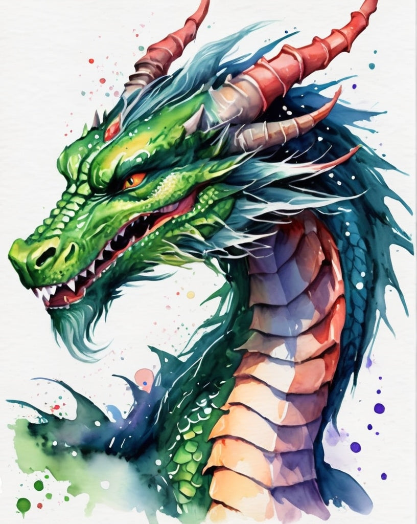 Diamond Painting Color Dragon*