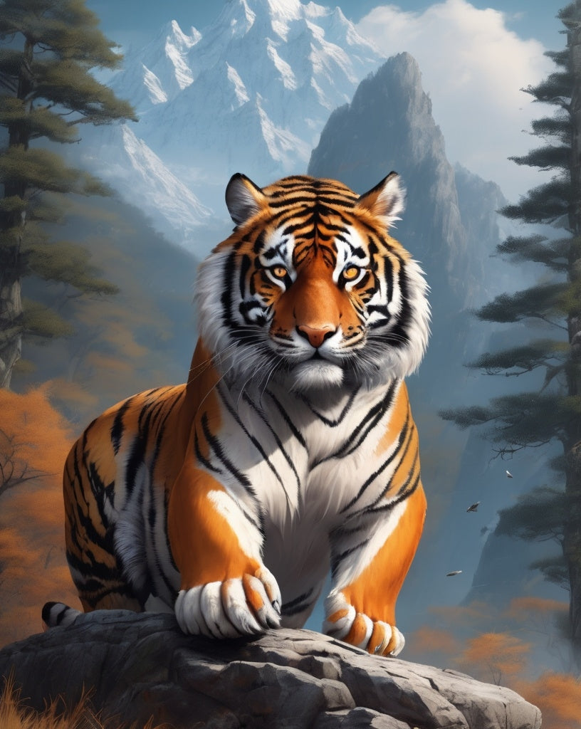 Diamond Painting Tiger Mountains*