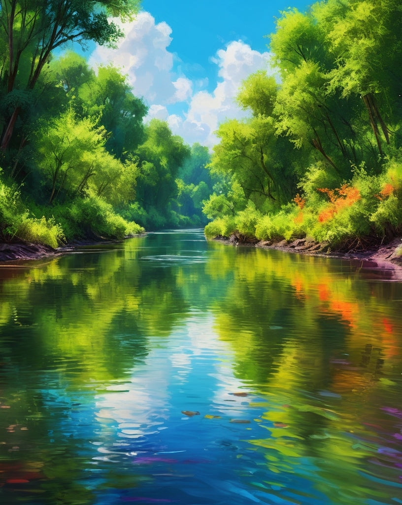 Diamond Painting River