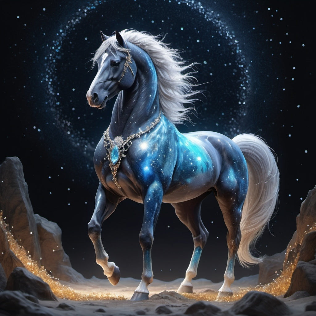 Diamond Painting Horse Element Earth