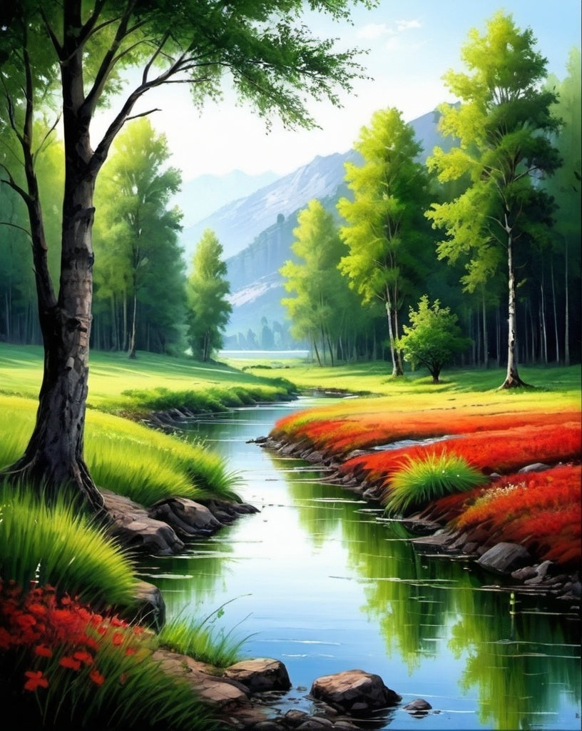 Diamond Painting River