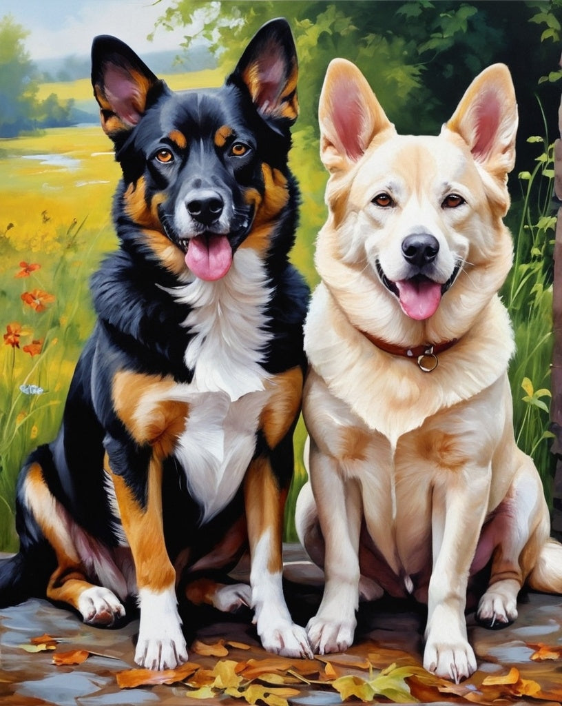 Diamond Painting Cute Dogs