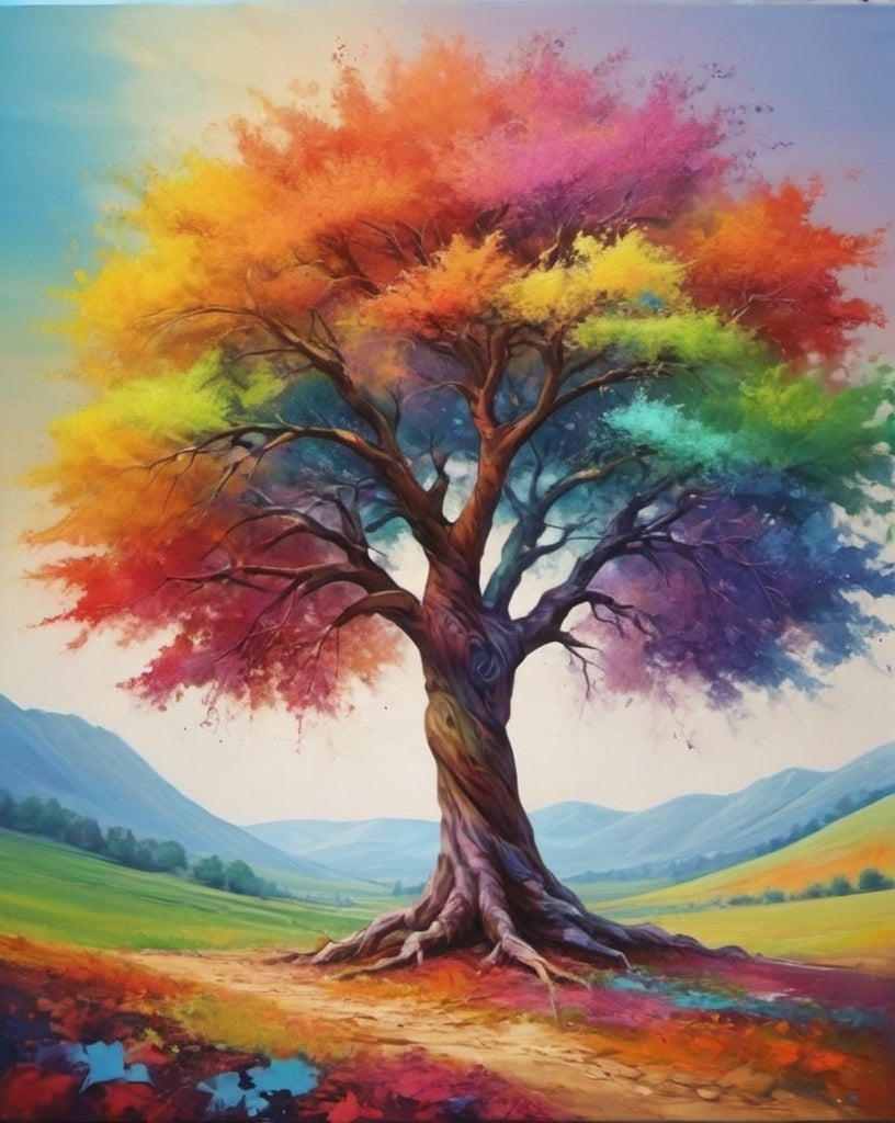 Diamond Painting Color Tree