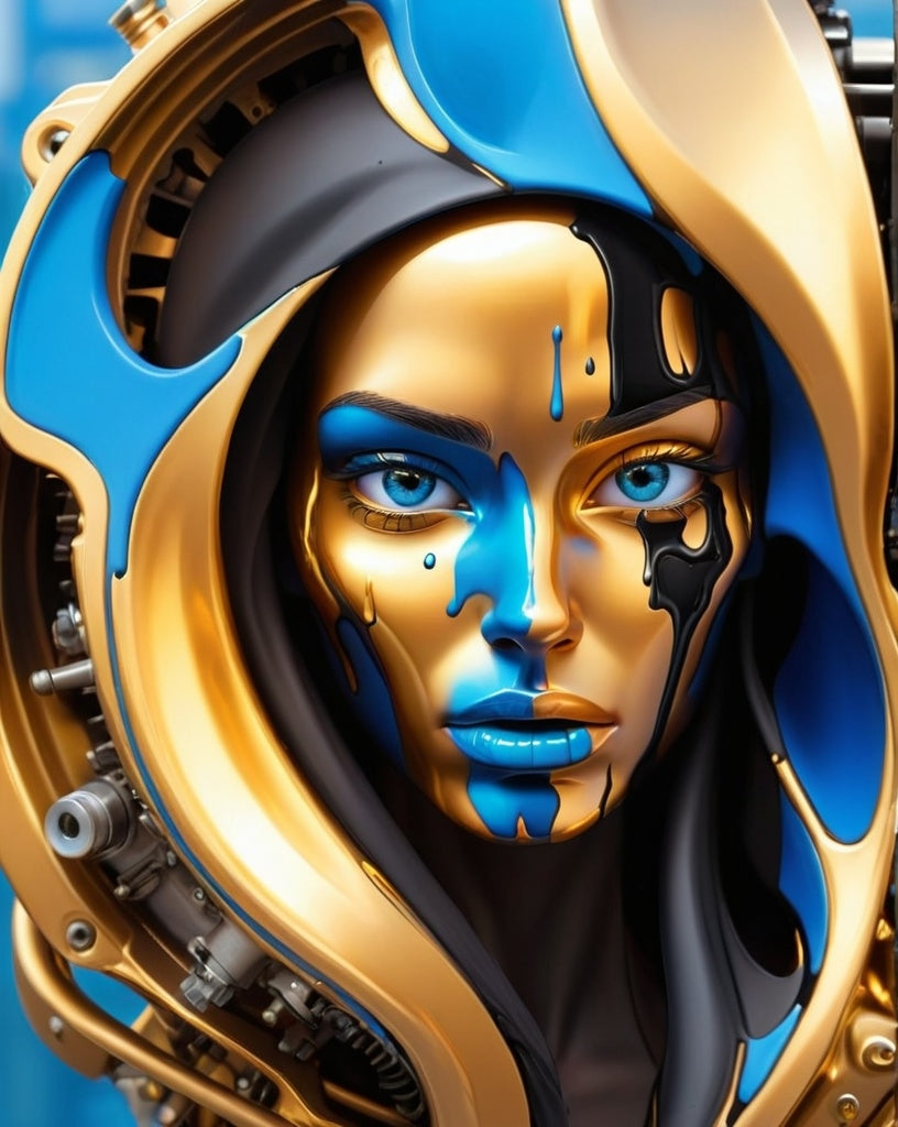 Diamond Painting Woman Metallic*